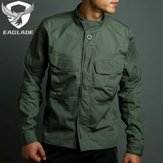 Eaglade เสื้อเชิ้ตยุทธวิธี สําหรับผู้ชาย Zg744n สีเขียว