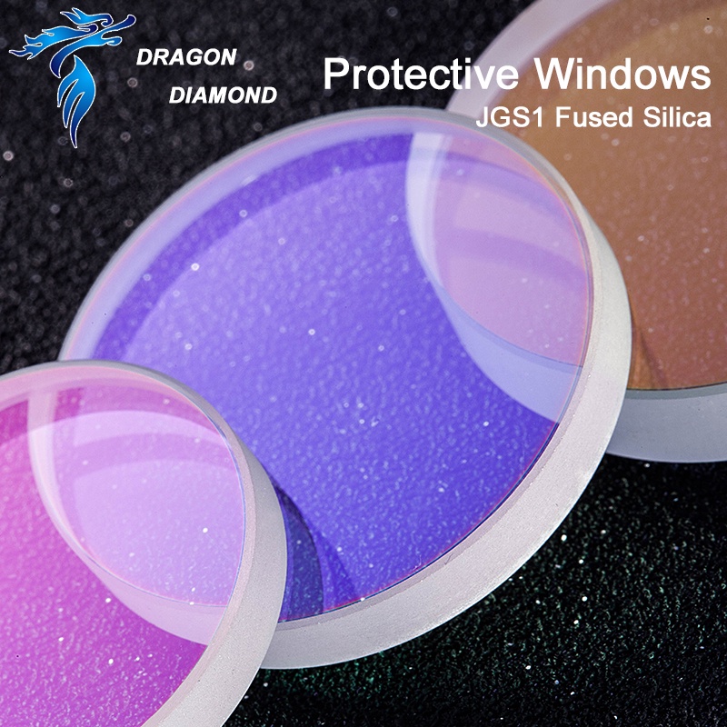 เลนส์ป้องกันเลเซอร์ซิลิกา 1064nm 28x4 25x3 สําหรับเครื่องตัดเลเซอร์ Precitec