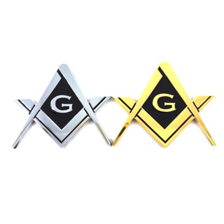 1 x TFOE สัญลักษณ์ Free Masons สติ๊กเกอร์โลโก้ Freemason สําหรับติดตกแต่งรถยนต์