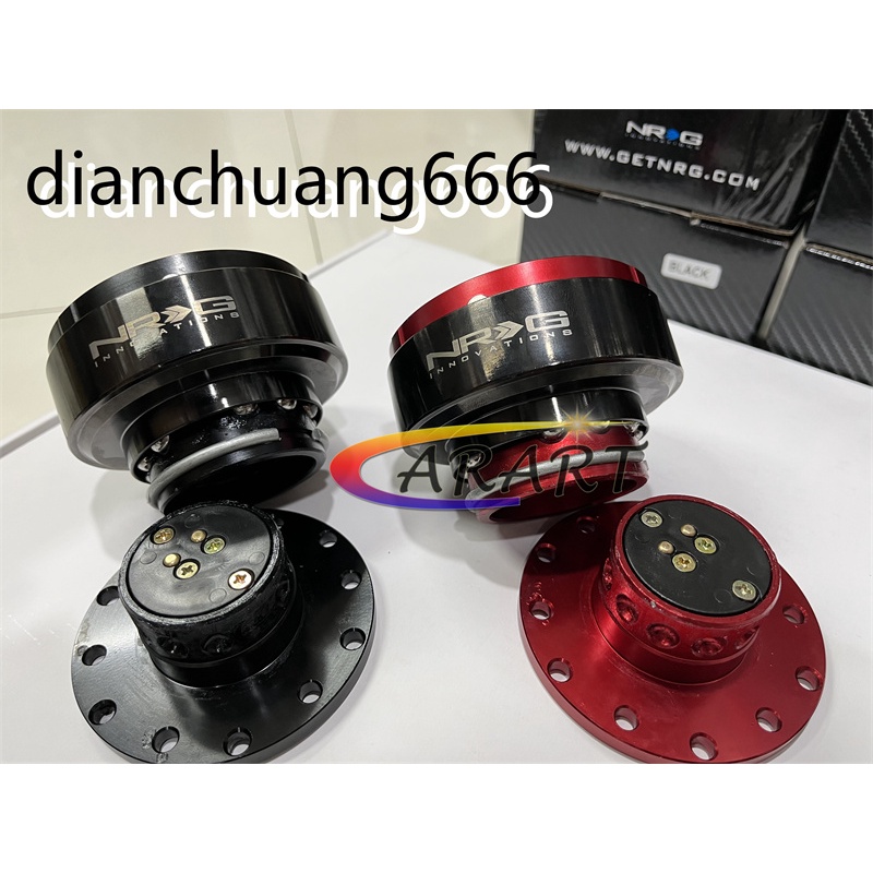 Nrg Ding อะแดปเตอร์ฮับ JDM แบบปลดเร็ว สีแดง สีดํา สําหรับรถยนต์ รถสปอร์ต คอพวงมาลัยถอดได้  DING มีเส