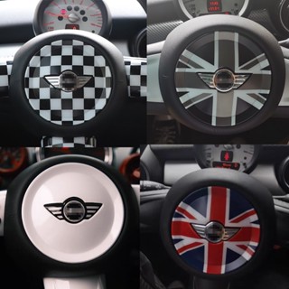 สติกเกอร์ติดพวงมาลัยรถยนต์ สําหรับ MINI Cooper One R55 R56 R57 R58 R60