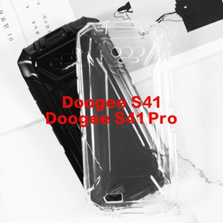 Doogee S41 S41 Pro เคสสีดํา นิ่ม TPU ซิลิโคน ป้องกันเต็มรูปแบบ