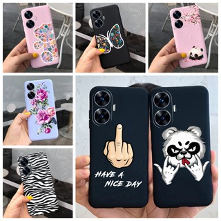 เคสโทรศัพท์มือถือ ซิลิโคนนิ่ม ปิดด้านหลัง ลายการ์ตูน สําหรับ Realme C55 nfc 2023 C55 C55 6.72 นิ้ว