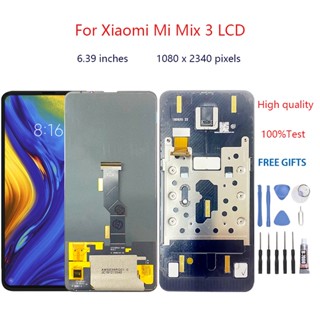 อะไหล่หน้าจอสัมผัสดิจิทัล LCD แบบเปลี่ยน สําหรับ Xiaomi Mi Mix 3 Xiaomi Mi Mix 3