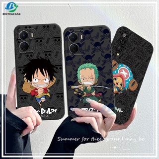 เคสโทรศัพท์มือถือ ซิลิโคน ลายการ์ตูน Binteacase สีดํา สําหรับ Samsung A14 A04E A04S A04 A13 A03 A03S A23 A22 A21S A12 A02S A11 A51 A10 A30 A50 A52 A20S A10S M12 J4 Plus