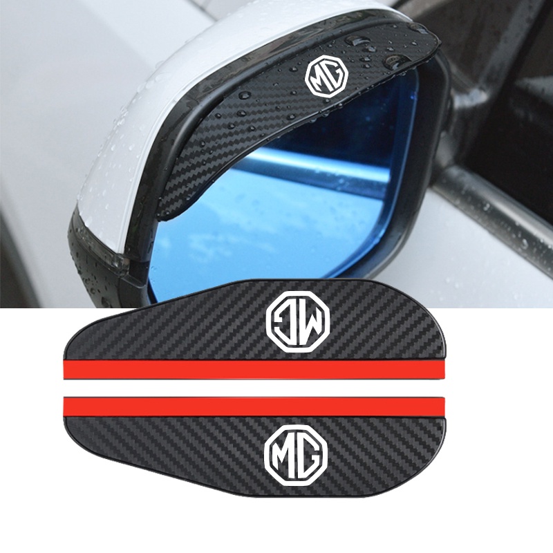 For MG รถด้านข้างกระจกมองหลัง Rain คิ้ว Visor ดู Sun Shade Snow Guard Weather Shield Cover อุปกรณ์เสริมอัตโนมัติ