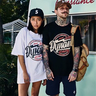 S-8XL Lovers wear trend European and American street port style large size personality short-sleeved T-shirt men an_02