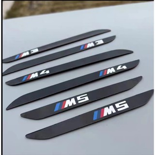 สติกเกอร์อลูมิเนียม ลายโลโก้ M3 M4 M5 สําหรับติดตกแต่งรถยนต์ BMW M5 M3 M4 2 ชิ้น