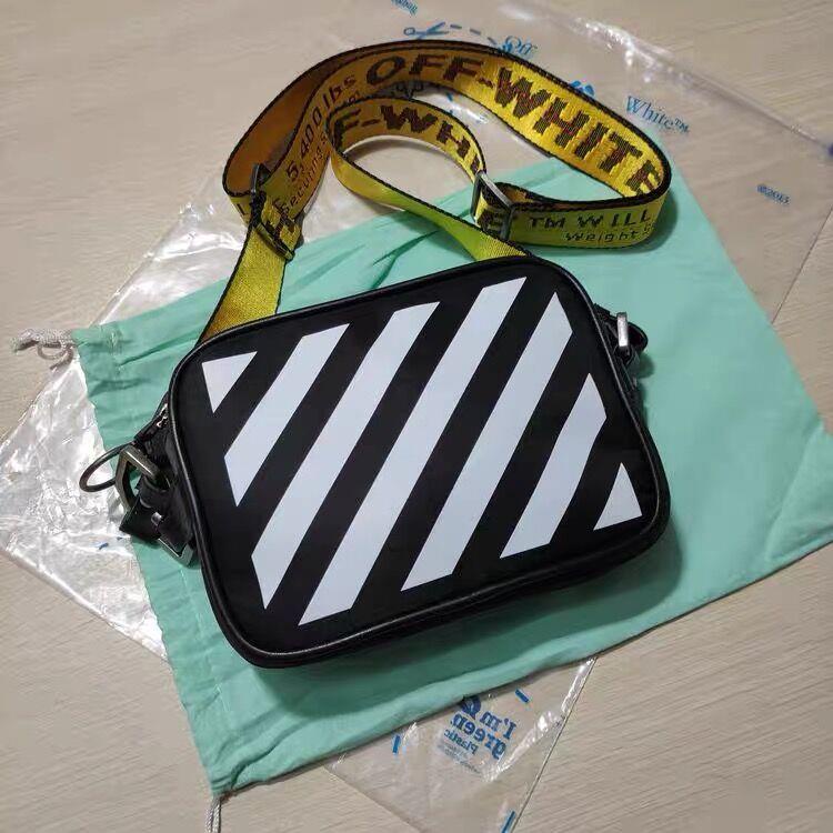 Off White Crossbody Bag 2022 กระเป๋าใหม่Multi-Functional Design Chest Bagกระเป๋าสะพายผ้าไนลอนOw Bag