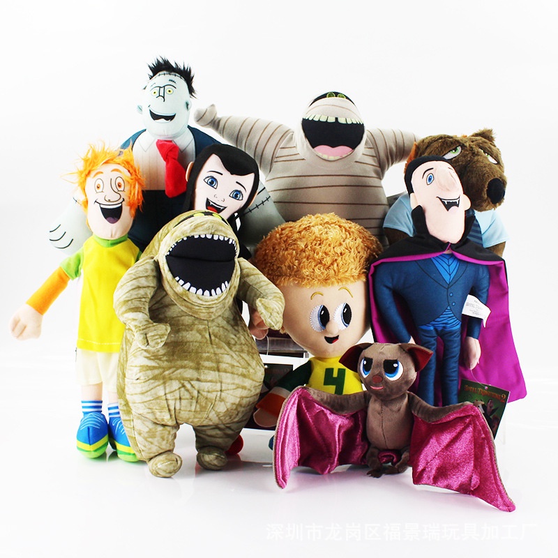ตุ๊กตานุ่ม รูปการ์ตูน Transylvania Dracula Jonathan Bat Mummy Adventurer น่ารัก 7 สไตล์ ของเล่น ของขวัญวันเกิด สําหรับเด็ก