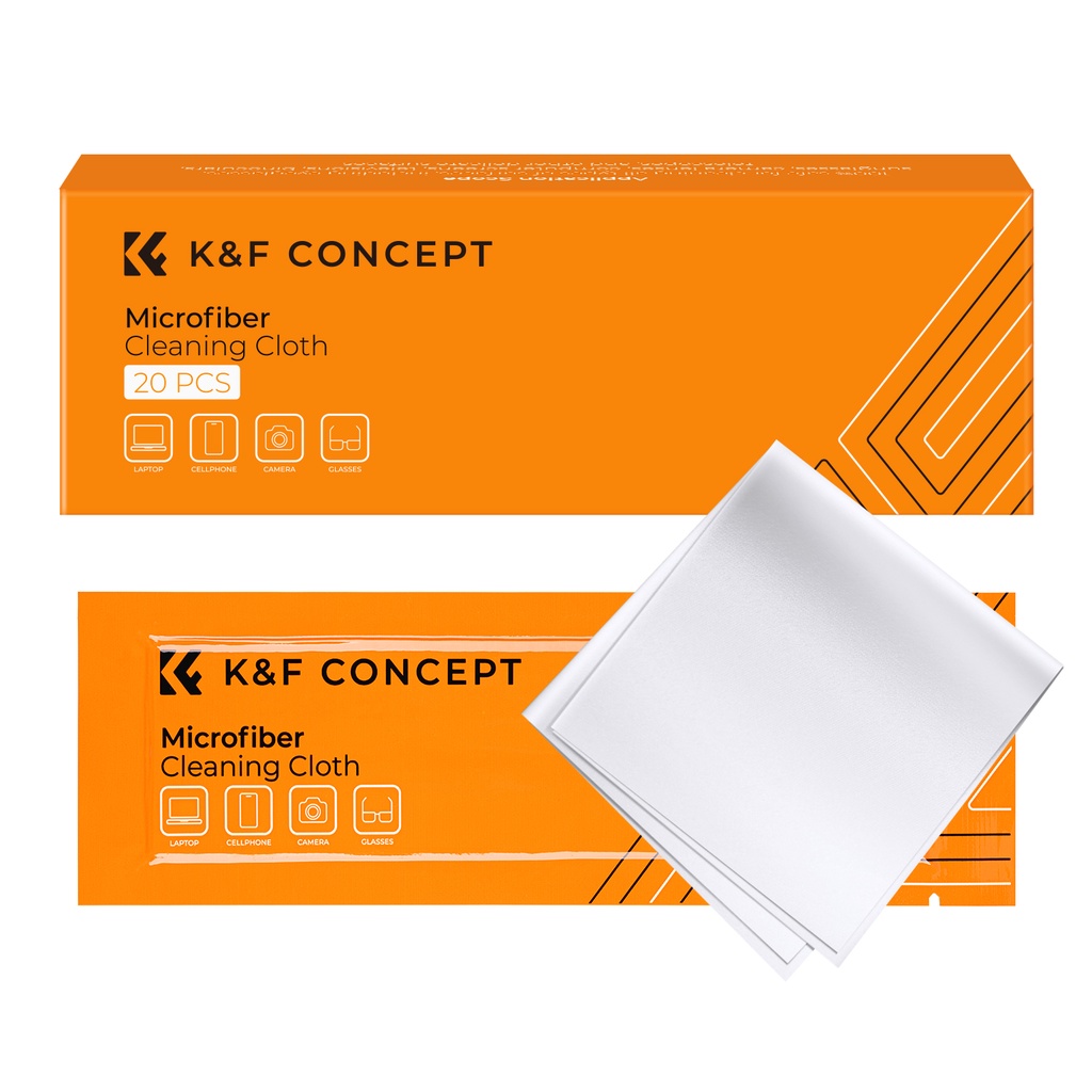 K&f ผ้าไมโครไฟเบอร์ พรีเมี่ยม สําหรับทําความสะอาดเลนส์กล้อง แว่นตา หน้าจอ และอื่นๆ