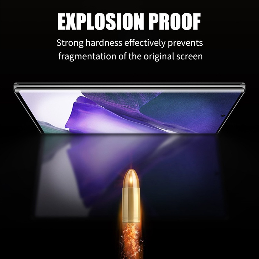 ฟิล์มกระจก 3 มิติ ป้องกันหน้าจอเต็มรูปแบบ สำหรับ Samsung Galaxy Note 20 Ultra 10 9 8 S25 S24 FE S23 S22 S21 S20 S10 S9 S8 Plus - รูปที่ 2