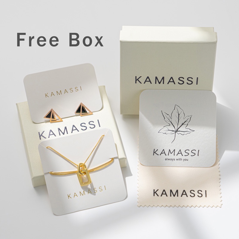 Kamassi สร้อยข้อมือ สเตนเลส ทรงกลม พิมพ์ลายตัวอักษร แฟชั่น สําหรับผู้หญิง จัดส่งฟรี 24 ชั่วโมง DGS-2203