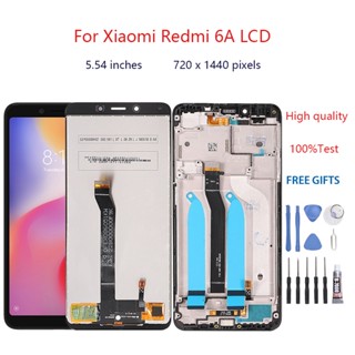 อะไหล่หน้าจอสัมผัสดิจิทัล LCD แบบเปลี่ยน สําหรับ Xiaomi Redmi 6A Xiaomi Redmi 6A