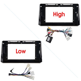 อะแดปเตอร์ถอดรหัสกรอบรถยนต์ สําหรับ Toyota Corolla Altis Levin 2019 Android Radio Dash Fitting Panel Kit