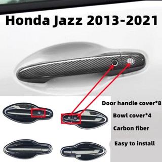 ฝาครอบมือจับประตูรถยนต์ abs สําหรับ Honda Jazz 2013-2021