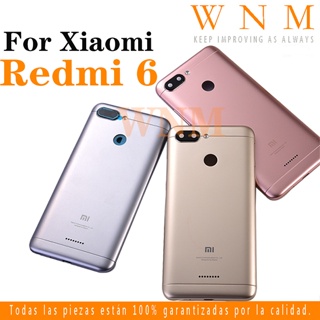 ฝาครอบแบตเตอรี่ด้านหลัง พร้อมเลนส์กระจก แบบเปลี่ยน สําหรับ Xiaomi Redmi 6