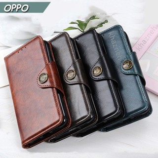 For OPPO A38 A58 Reno 10 Pro+ 5G A98 A96 A78 A76 5G Reno 8T 8Z 7Z 5G A95 A74 เคสโทรศัพท์หนัง ฝาพับ พร้อมช่องใส่บัตร คุณภาพสูง สไตล์คลาสสิก สําหรับ