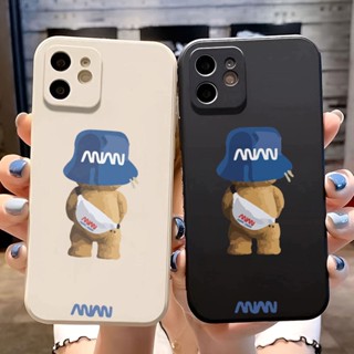 เคสโทรศัพท์มือถือ ลายหมี NASA มีลายด้านข้าง สําหรับ iphone 14promax 11 13 12 7Plus X XS Max