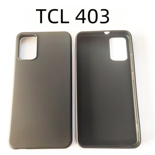 เคสโทรศัพท์มือถือ ซิลิโคนนิ่ม TPU สีดํา สําหรับ TCL 403 T431A T431D T431E T431Q T431U