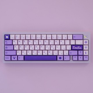 Gmk ปุ่มกดคีย์บอร์ด PBT ย้อมสี XDA เข้าได้กับสวิตช์ Cherry Gateron MX