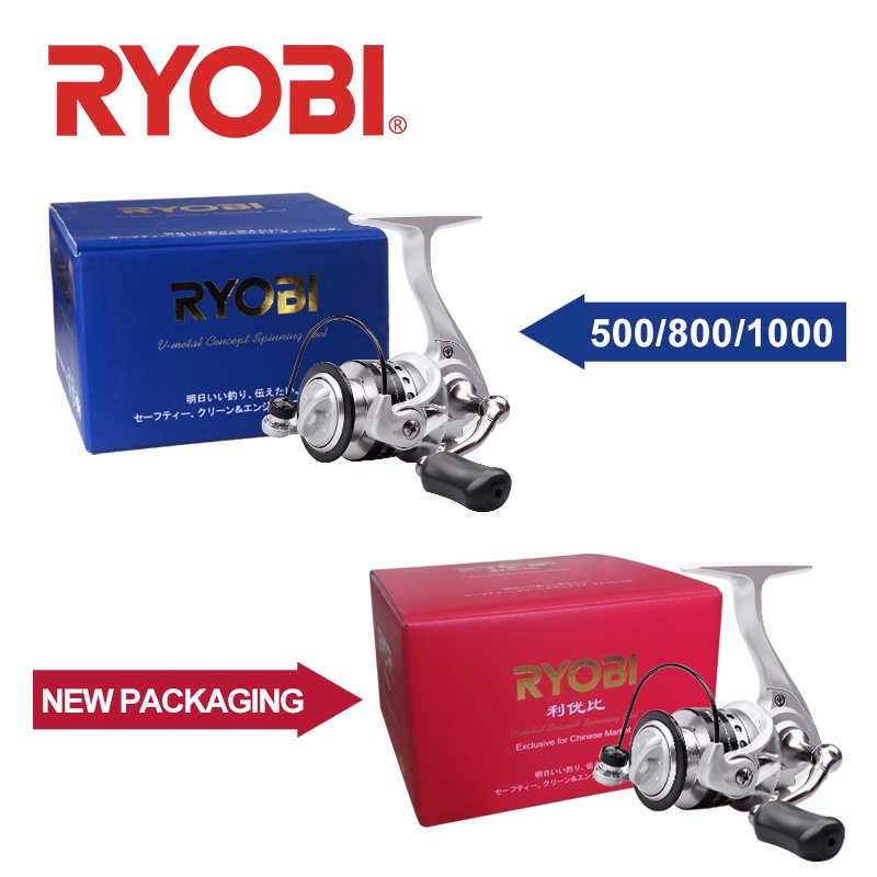 RYOBI SMAP MINI 500 800 1000 รอกตกปลา 3 + 1BB อัตราทดเกียร์ 5.2:1 ลากสูงสุด 3 กก.โลหะ Spool น้ําเค็ม ราคา ถูกที่สุด ดีลบีเคเค แกลเลอรีภาพที่ 9