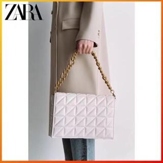 Zara กระเป๋าสะพายไหล่ สายโซ่คล้อง