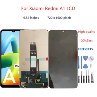 สําหรับ Redmi A1 A1 + จอแสดงผล LCD ดิจิไทเซอร์ หน้าจอสัมผัส พร้อมกรอบเปลี่ยน