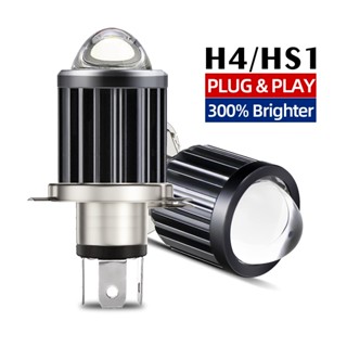 Tuffoo หลอดไฟหน้า LED H4 HS1 Hi Lo Beam 6000K สีขาว ทอง 3000K สีเหลือง สําหรับรถจักรยานยนต์ AC DC