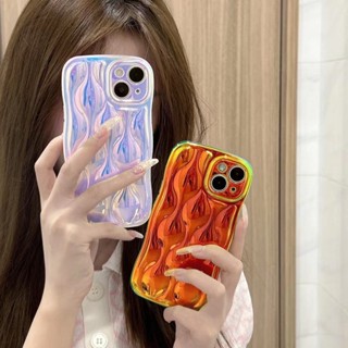 เคสโทรศัพท์มือถือนิ่ม ลายหยัก มีแหวนจับจีบ สําหรับ Iphone 14 14 Pro 14 Pro Max 11 12 promax 13 Pro Max