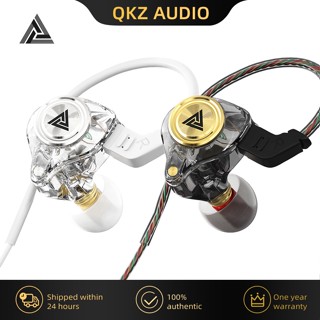 Qkz AK3 FiLe หูฟังแบบมีสาย พร้อมไมโครโฟน HiFi ตัดเสียงรบกวน สําหรับเล่นเกม เล่นกีฬา