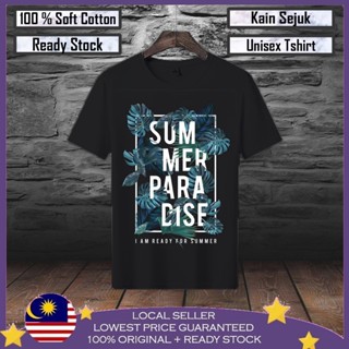  Premium Cotton SUMMER Paradise cool T shirt 100% Cotton Baju Tshirt Lelaki Baju Viral Baju_03