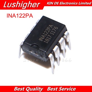 วงจรรวมเครื่องขยายเสียง 10 INA122PA DIP-8 INA122P DIP8 INA122 DIP 122PA INSTR 120KHZ