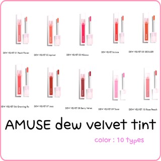 [AMUSE] Dew VELVET TINT_4g (สี: 10 แบบ)