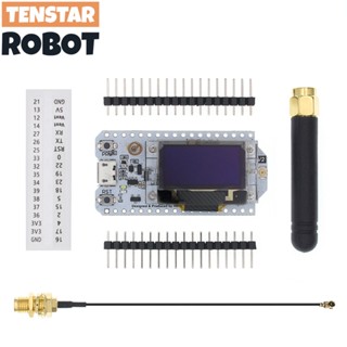 บอร์ดทดลอง บลูทูธ WIFI SX1276 ESP32 LoRa 868MHz 915MHz 433MHz 0.96 นิ้ว หน้าจอ OLED สีฟ้า 32