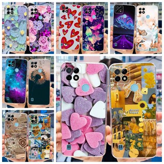 เคสโทรศัพท์มือถือ TPU ใส กันกระแทก ลายการ์ตูนน่ารัก สําหรับ Realme C21Y RMX3261 RMX3263 Realme C25Y RMX3265