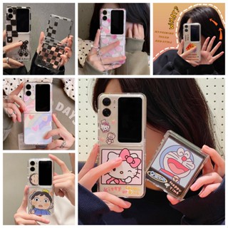 SANRIO เคสโทรศัพท์มือถือ PC พับได้ กันกระแทก ลายการ์ตูนซานริโอ้ สําหรับ OPPO Find N2 Flip 5G