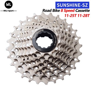 Sunshine เฟืองล้อจักรยาน 11-25T 11-28T 8S ความเร็ว 8 ระดับ สําหรับ Shimano SRAM SUNRACE