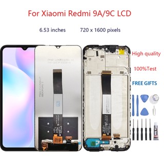 อะไหล่หน้าจอสัมผัสดิจิทัล LCD แบบเปลี่ยน สําหรับ Xiaomi Redmi 9A 9C Xiaomi Redmi 9A 9C