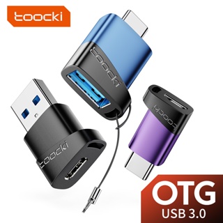 Toocki อะแดปเตอร์แปลง Type C เป็น USB A เป็น USB C เป็น Micro OTG ตัวเมีย ขนาดเล็ก แบบพกพา