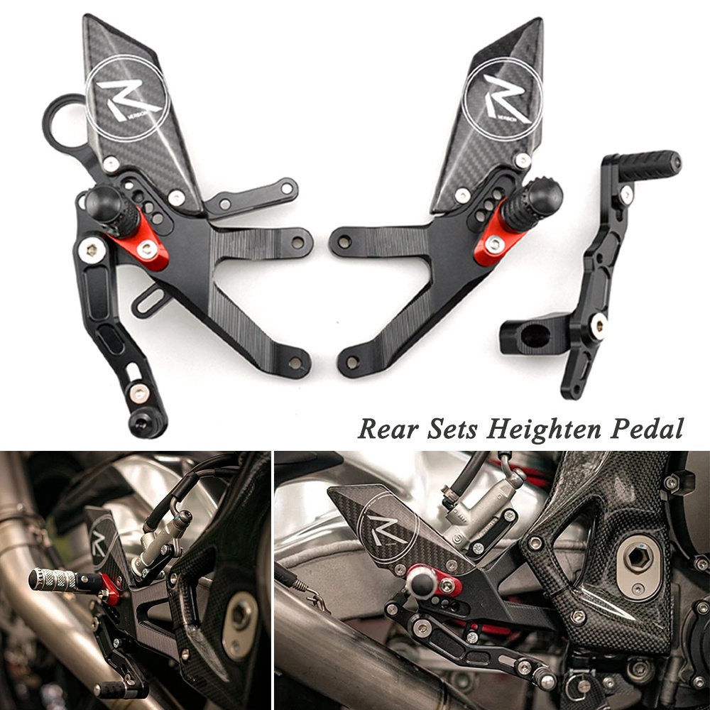 แป้นเหยียบเท้า ด้านหลัง สําหรับรถจักรยานยนต์ BMW S1000RR S1000 RR S1000R HP4 2015-2018 ราคา ถูกที่สุด ดีลบีเคเค