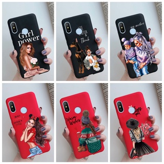 Xiaomi Mi 6X A2 Lite Redmi 6 Pro เคสโทรศัพท์ นิ่ม สไตล์ เด็กผู้หญิง เต็มรูปแบบ เคสซิลิโคน เรียบง่าย