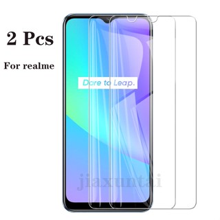 ฟิล์มกระจกนิรภัยกันรอยหน้าจอ ป้องกันเลนส์กล้อง สําหรับ oppo realme c11 2021 c25 c15 2020 C30 C35 C21Y C12 Real Me Realmy C 11 25 15 realmec11 realmec25 2 ชิ้น