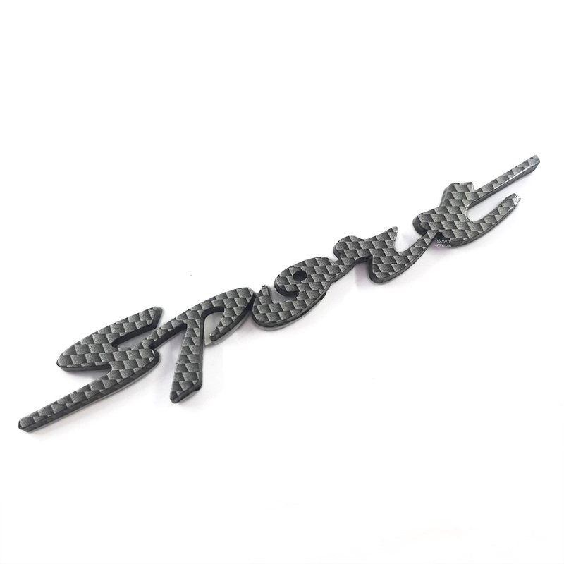 สติกเกอร์ตราสัญลักษณ์ คาร์บอนไฟเบอร์ ABS แบบเปลี่ยน สําหรับตกแต่งรถยนต์ SUZUKI SPORT 1 ชิ้น