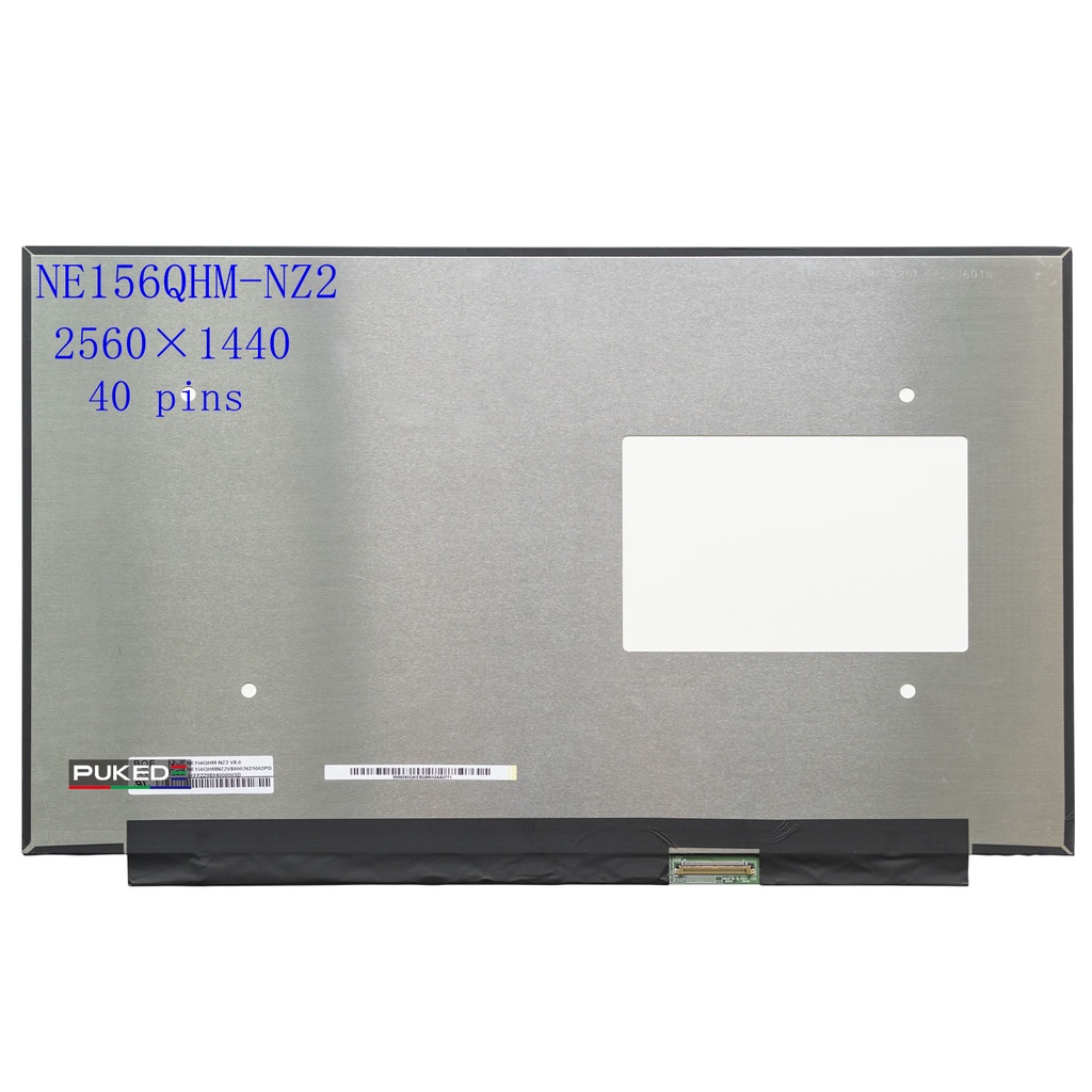 15.6 "240Hz แล็ปท็อปหน้าจอ LCD NE156QHM-NZ2 สําหรับ ASUS G533 GA503 QHD 2560x1440 240Hz 100% DCI-P3 