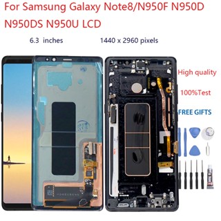 อะไหล่หน้าจอสัมผัสดิจิทัล LCD แบบเปลี่ยน สําหรับ Samsung Galaxy Note8 N950F N950D N950DS N950U