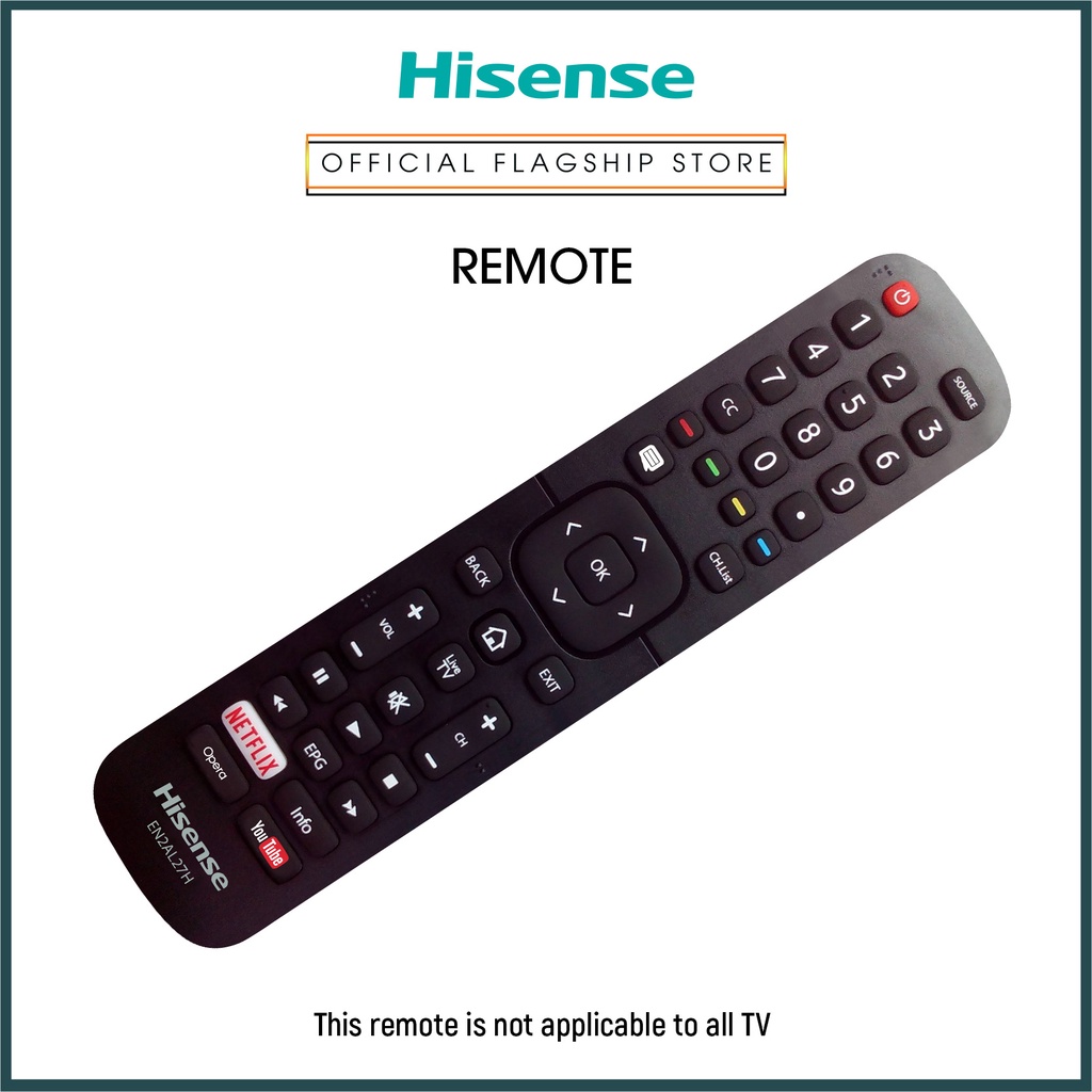 รีโมทคอนโทรล Hisense - 43N3000, 50N3000, 55N3000