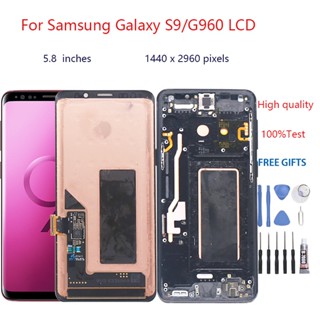 อะไหล่หน้าจอสัมผัสดิจิทัล LCD แบบเปลี่ยน สําหรับ Samsung Galaxy S9 G960 S9 G960