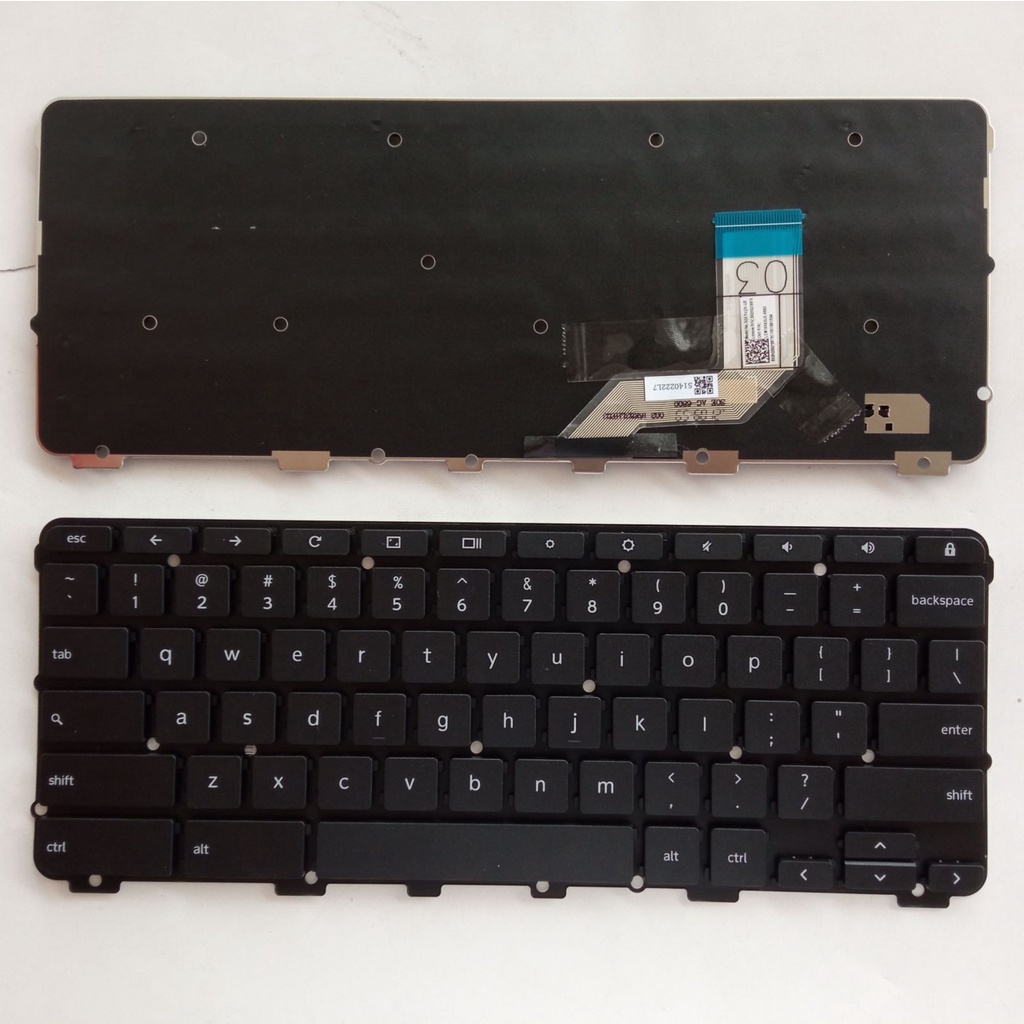 สําหรับแป้นพิมพ์แล็ปท็อปภาษาอังกฤษ Lenovo 500E Chromebook 100E N3350 (Win8) N24 yoga-US SN20Q39975 U