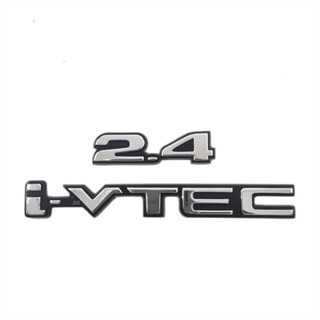 สติกเกอร์โลโก้ตัวอักษร ABS 2.4 i-VTEC IVTEC สําหรับติดตกแต่งฝากระโปรงหลังรถยนต์ Honda 2.4 i-VTEC 1 ชิ้น